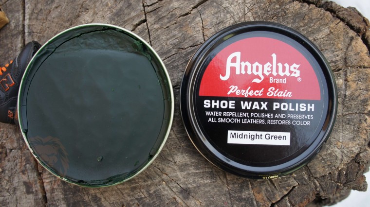 Віск для шкіри Angelus shoe wax Midnight green (північний зелений) made in USA